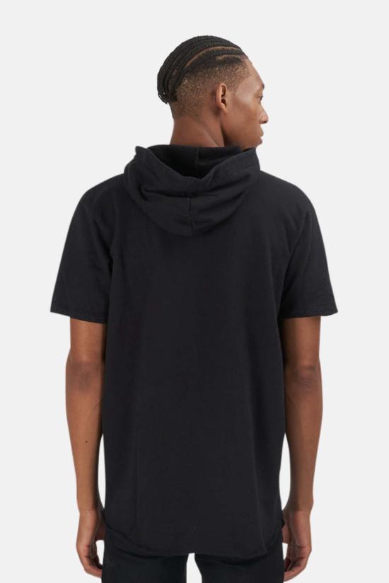  Blue&Cream 반팔 티셔츠 블루&크림 햄튼 나이츠 반팔 후드 티셔츠 블랙 - BLUE&CREAM