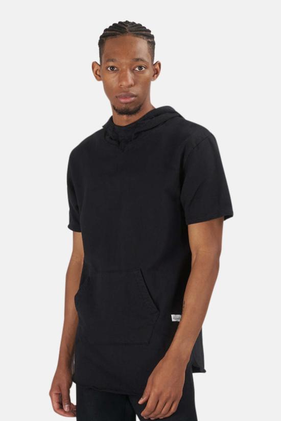  Blue&Cream 반팔 티셔츠 블루&크림 햄튼 나이츠 반팔 후드 티셔츠 블랙 - BLUE&CREAM