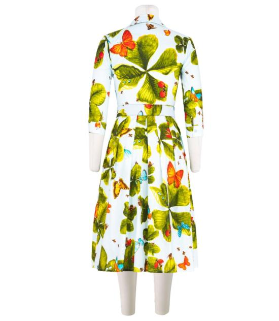  사만다 성 롱 원피스 오드리 드레스 #1 소프트 아쿠아 드레스 - SAMANTHA SUNG