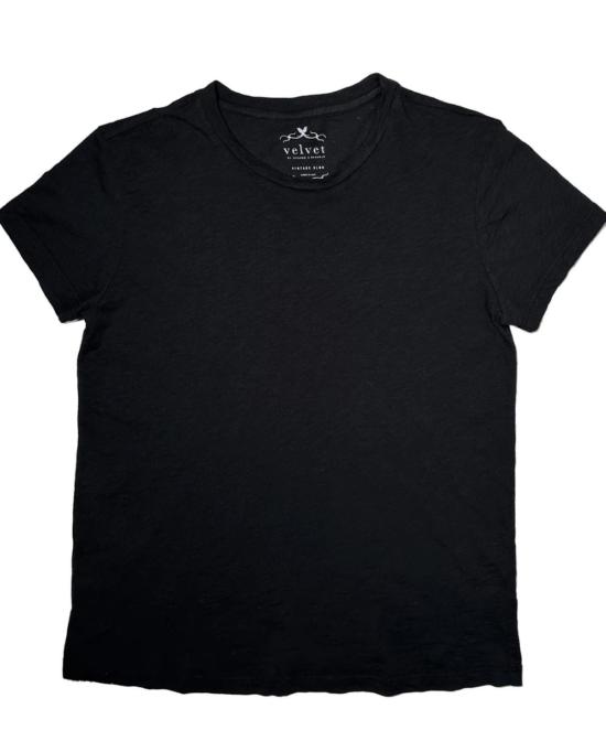  벨벳 반팔 티셔츠 시에라 크루넥 티셔츠 - VELVET