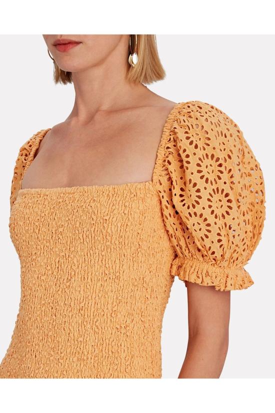  시그니피컨트 아더 숏 원피스 Significant Other Elsa 드레스 라이트 탠저린 - SIGNIFICANT OTHER