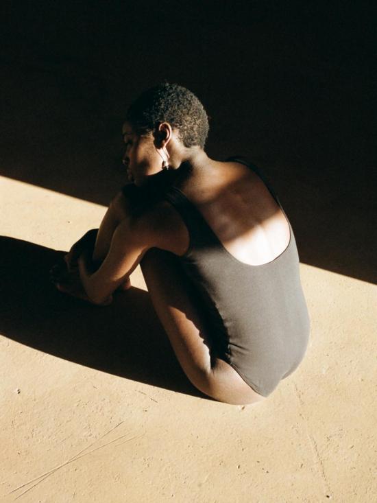  마리아 스탠리 바디수트 티셔츠 바디수트 2.0 누아르 - MARIA STANLEY