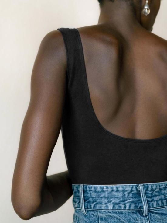  마리아 스탠리 바디수트 티셔츠 바디수트 2.0 누아르 - MARIA STANLEY