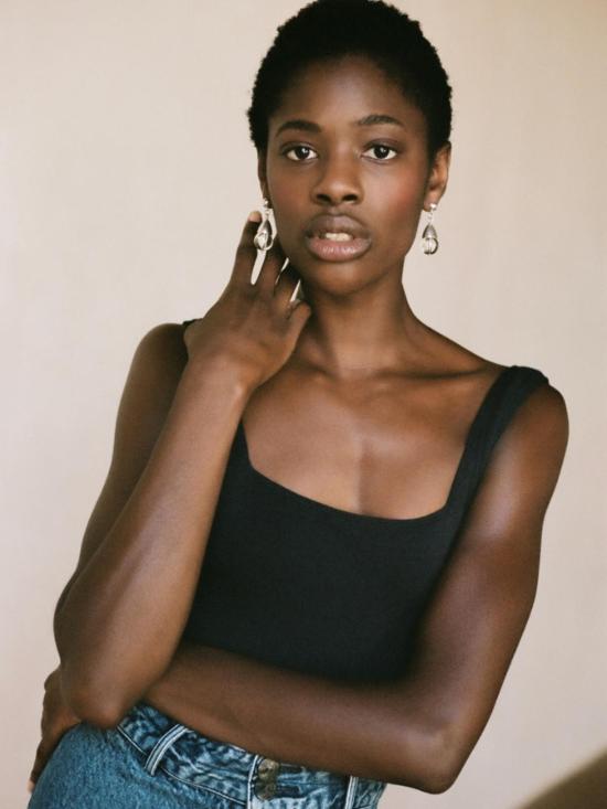  마리아 스탠리 바디수트 티셔츠 바디수트 2.0 누아르 - MARIA STANLEY