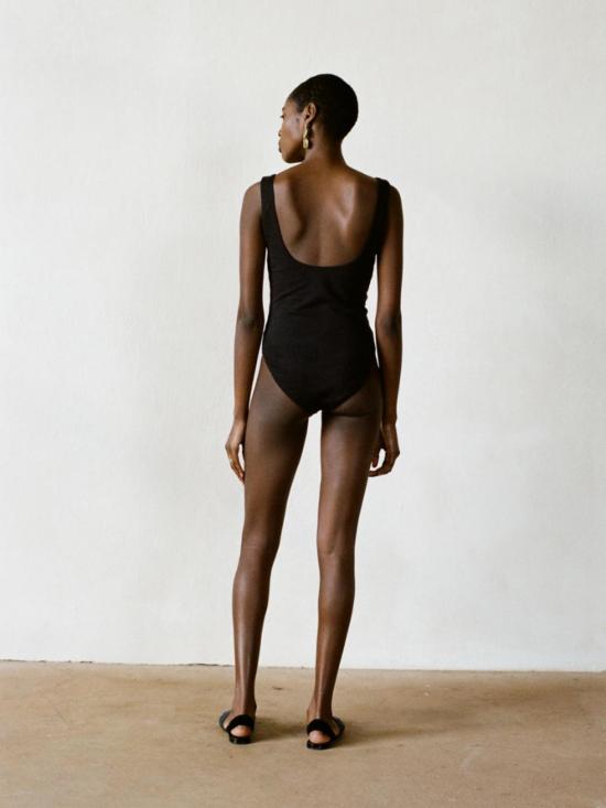  마리아 스탠리 바디수트 티셔츠 바디수트 2.0 누아르 - MARIA STANLEY