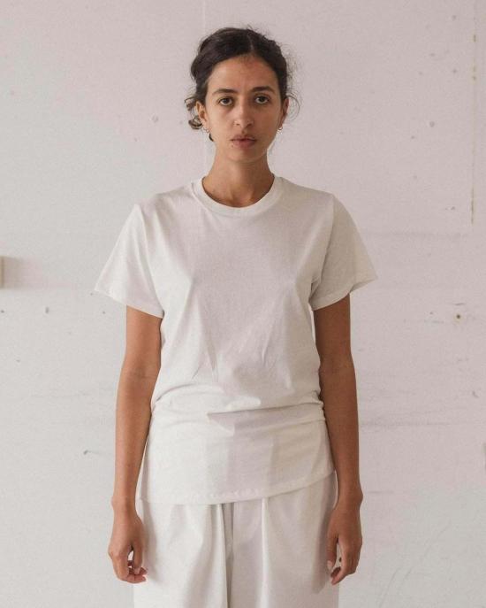  베이스레인지 반팔 티셔츠 베이스렌지 티셔츠 염색 안함 - BASERANGE