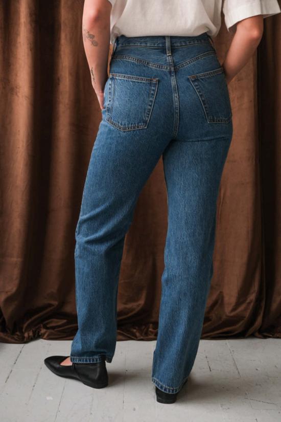  스틸히어 데님 팬츠 스틸 히어 뉴욕 차일드후드 진 클래식 블루 - STILL HERE