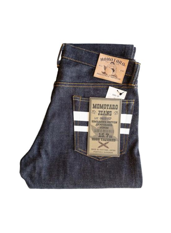  Momotaro Jeans 데님 숏팬츠 모모타로 진 0405 Sp 15.7 온스 짐바브웨 Gtb 코튼 하이 테이퍼드 데님 인디고