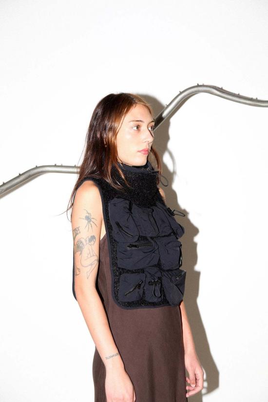  케이코 베스트 Kk Co 유틸리티 비브 블랙 - KKCO