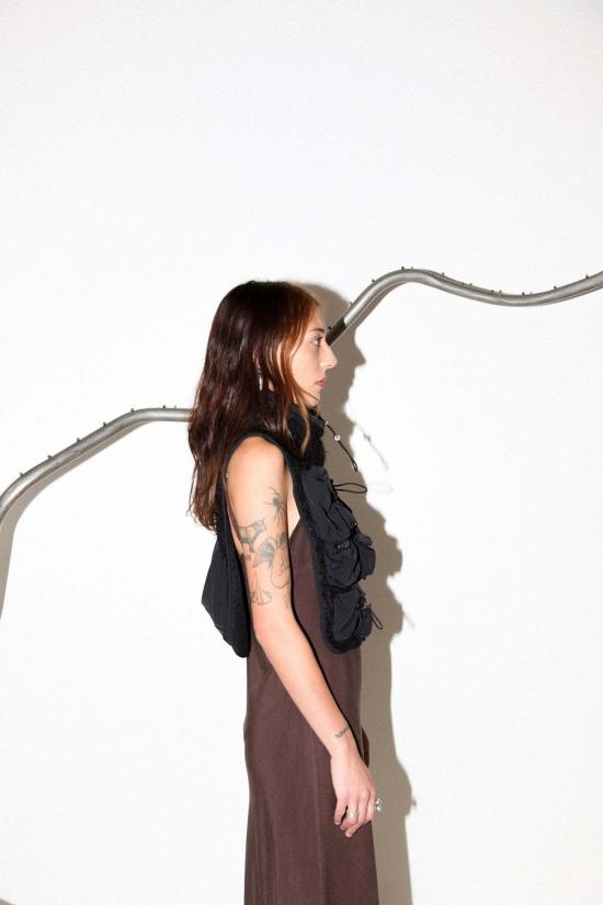  케이코 베스트 Kk Co 유틸리티 비브 블랙 - KKCO