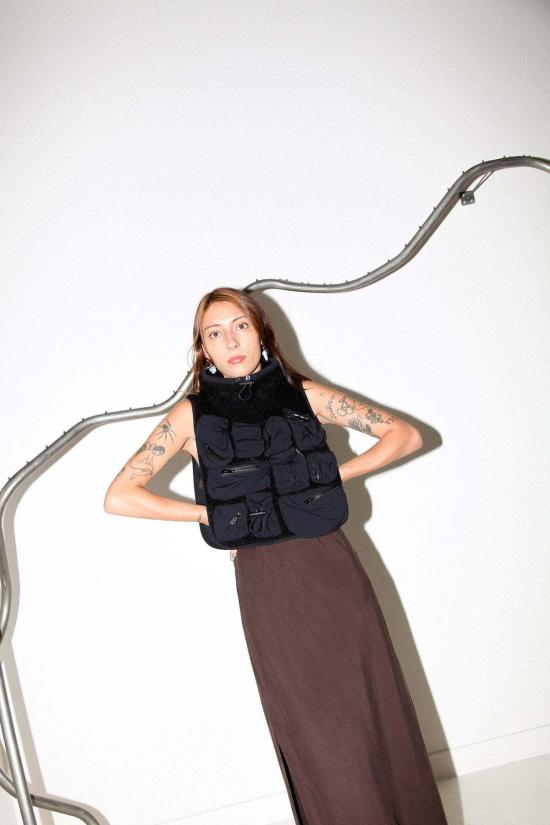  케이코 베스트 Kk Co 유틸리티 비브 블랙 - KKCO