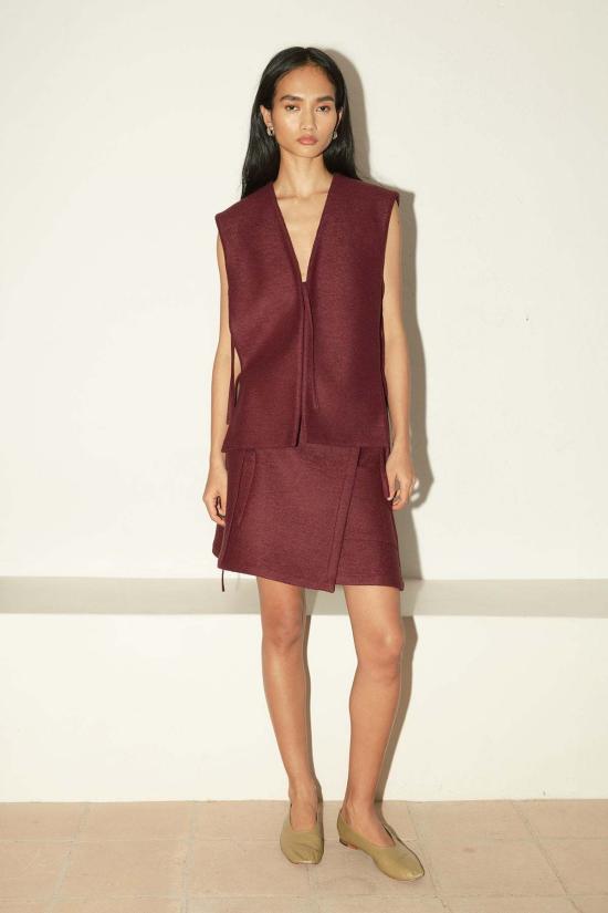  다두라 베스트 다투라 헤비 보일드 울  버건디 - DATURA