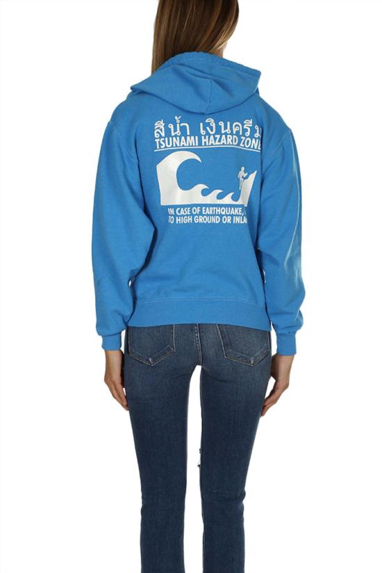  Blue&Cream 가디건 블루&크림 쓰나미 후드  스카이 블루 - BLUE&CREAM