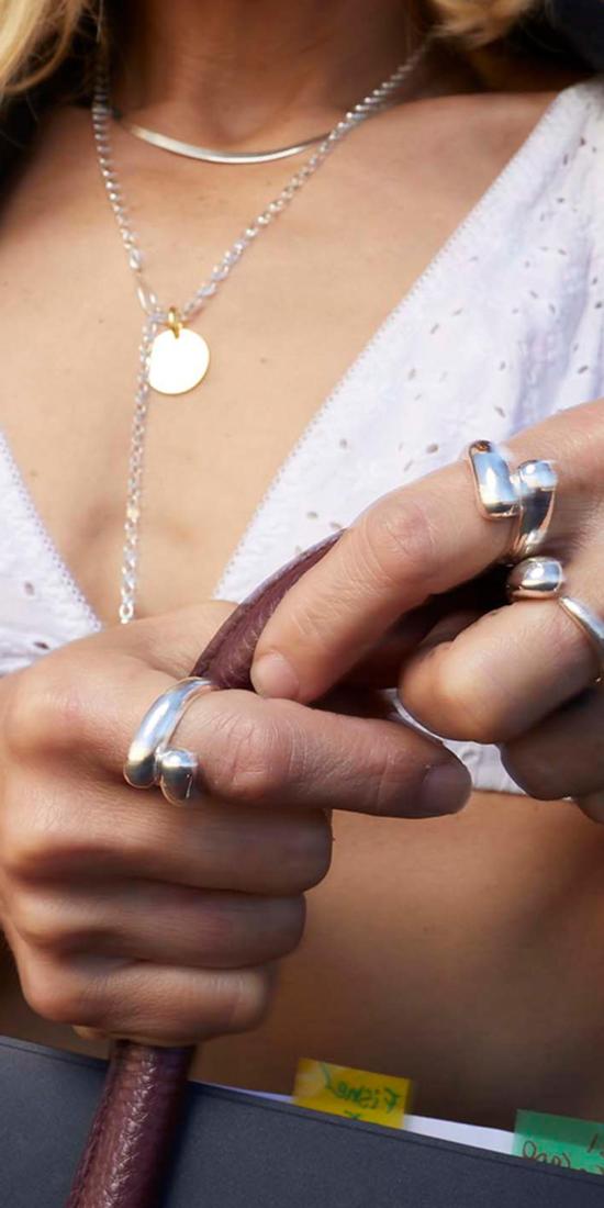  로렌 스튜어트 반지 오므리 링 - LOREN STEWART