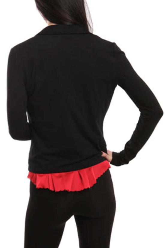  알렉산더 왕 자켓 타터드 레더 재킷 콤보 블랙 - ALEXANDER WANG