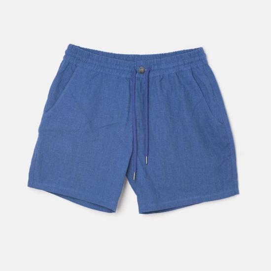  블루&크림 숏팬츠 WVBC23B57 BLUE