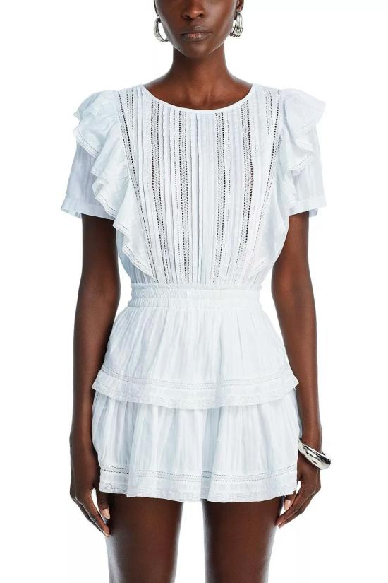  러브쉐이크팬시 숏 원피스 러브 쉑 팬시 나타샤 드레스 호라이즌 블루 핸드 다이