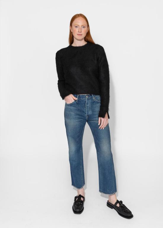  Chimala 데님 원피스 치말라 셀비지 데님 중고 앵클 컷 진 다크 빈티지 - CHIMALA