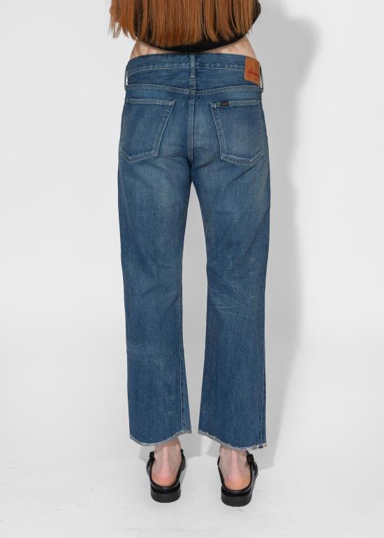  Chimala 데님 원피스 치말라 셀비지 데님 중고 앵클 컷 진 다크 빈티지 - CHIMALA