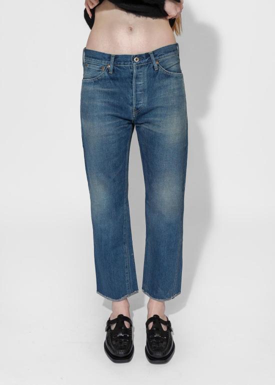  Chimala 데님 원피스 치말라 셀비지 데님 중고 앵클 컷 진 다크 빈티지