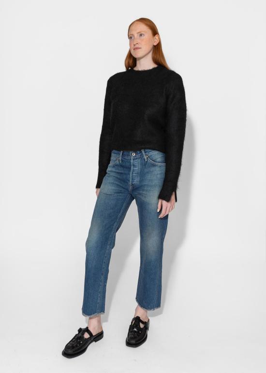  Chimala 데님 원피스 치말라 셀비지 데님 중고 앵클 컷 진 다크 빈티지 - CHIMALA