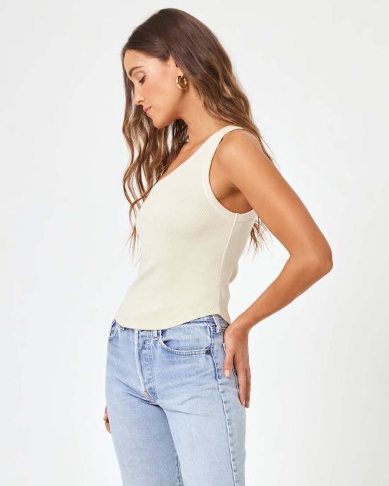  엘스페이스 민소매 티셔츠 L스페이스 카일리 탱크 본 - L SPACE