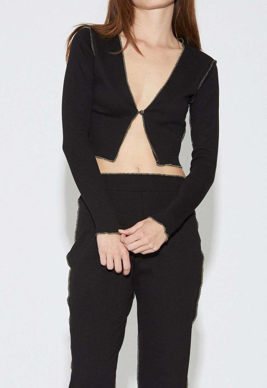  Aniela Parys 가디건 아니엘라 파리스 엘레아 카디건 블랙 - OTHER BRANDS