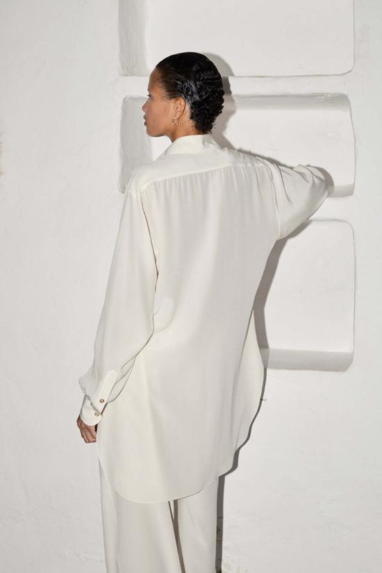  다두라 블라우스 다투라 실크 폴  나타 - DATURA