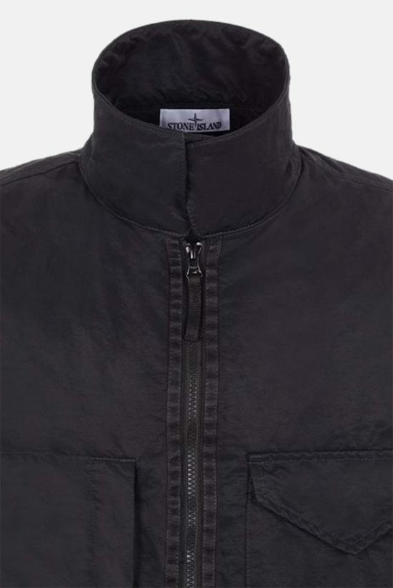  스톤 아일랜드 자켓 프리말로프트 Tc 지퍼 재킷 블랙 - STONE ISLAND