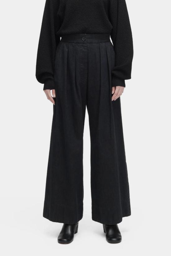  레이첼 코미 데님 팬츠 콕손 오버다이드 비스타  브라운