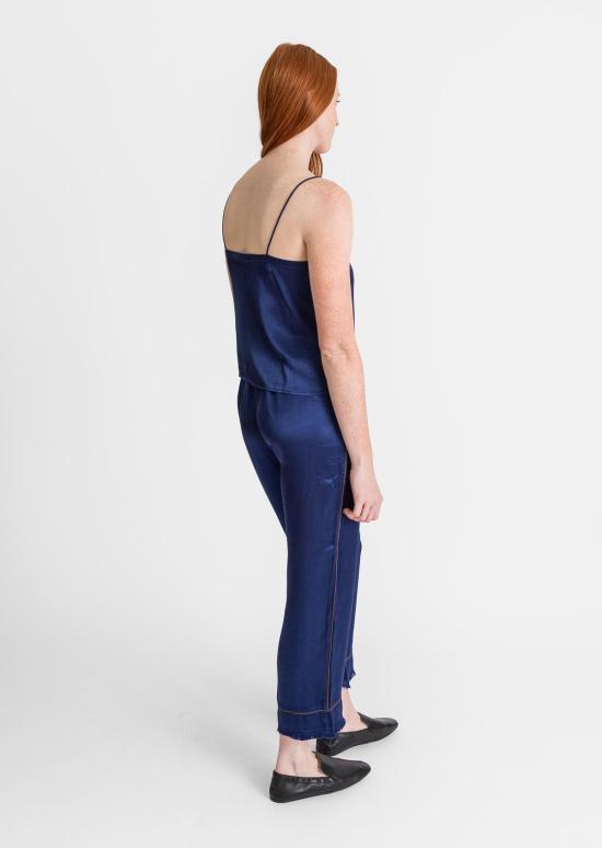  라쿠엘 알레그라 민소매 티셔츠 라켈 알레그라 크레센트 캐미 네이비 - RAQUEL ALLEGRA