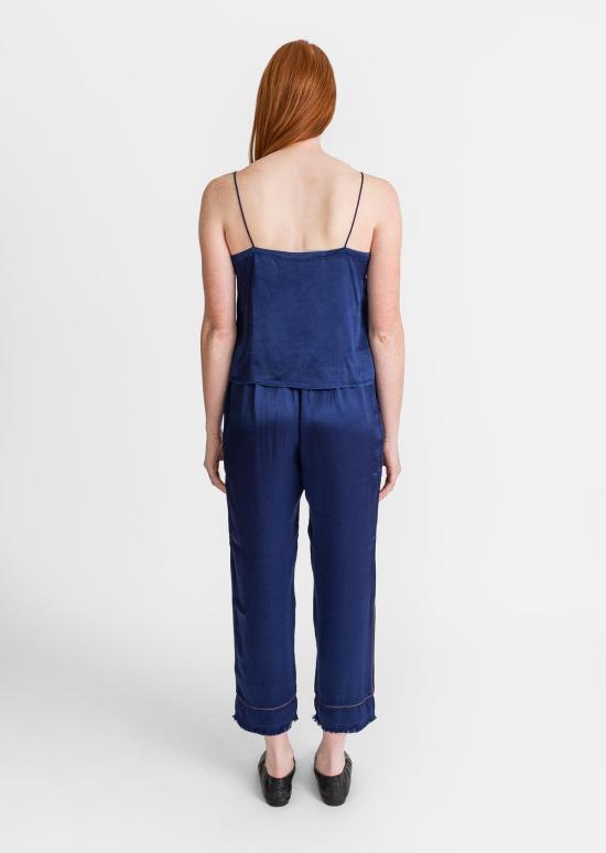  라쿠엘 알레그라 민소매 티셔츠 라켈 알레그라 크레센트 캐미 네이비 - RAQUEL ALLEGRA