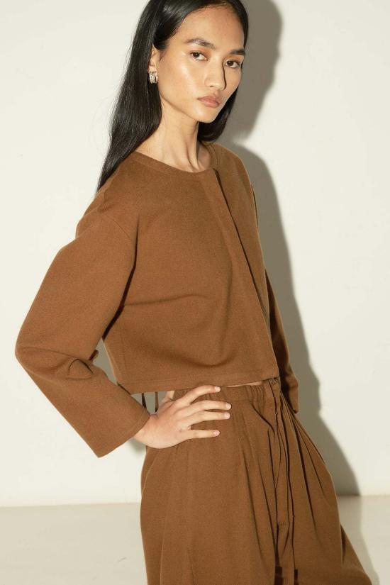  다두라 자켓 다투라 브러시드 울 페이즈 탑 재킷 아벨라나 - DATURA