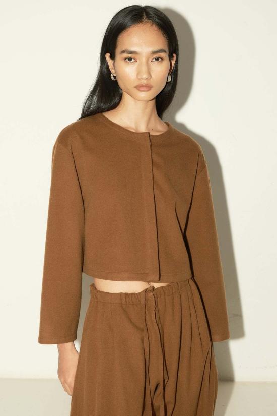  다두라 자켓 다투라 브러시드 울 페이즈 탑 재킷 아벨라나 - DATURA