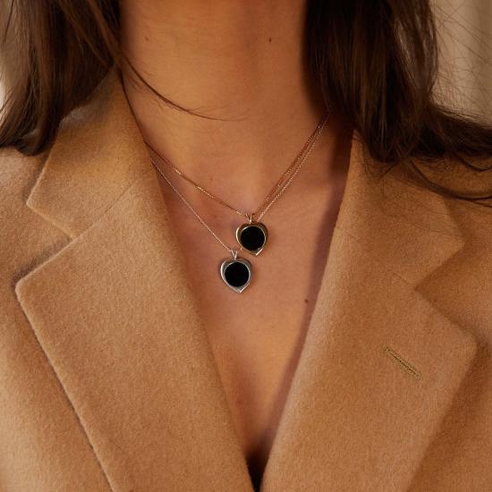  타린 토마스 목걸이/팬던트 큐피드 네크리스 옐로우 골드/스털링 실버