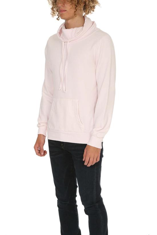  크로슬리 후드 티셔츠 포사리드 플리스 모크넥 핑크 - CROSSLEY