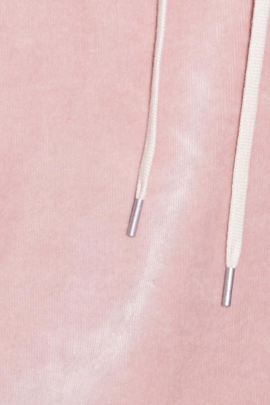  Blue&Cream 후드 티셔츠 블루&크림 마이크로 코드 벨루어 후드 핑크 - BLUE&CREAM