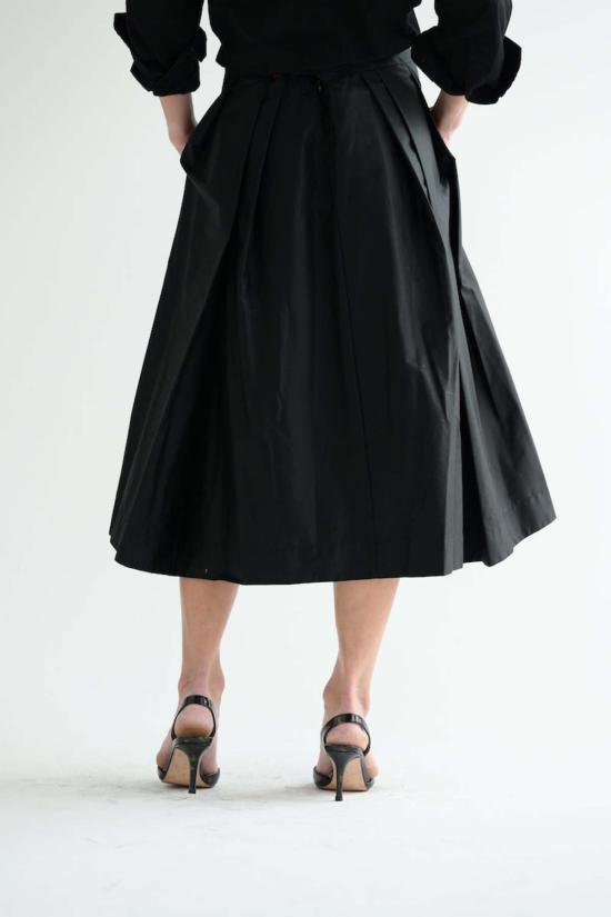  케이시 케이시 미디 스커트 아나키치 스커트 블랙 - CASEY CASEY