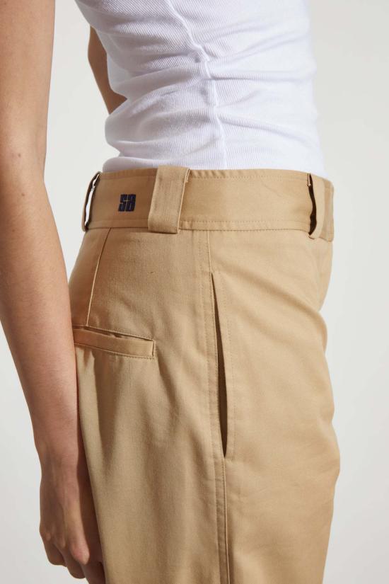  세인트 아트 스트레이트 팬츠 네사 팬츠 카키 - SAINT ART