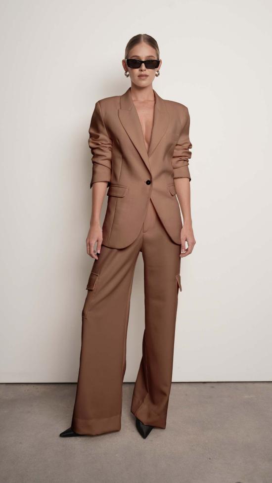  파렌테지 수트 자켓 아리아 블레이저 캐멀