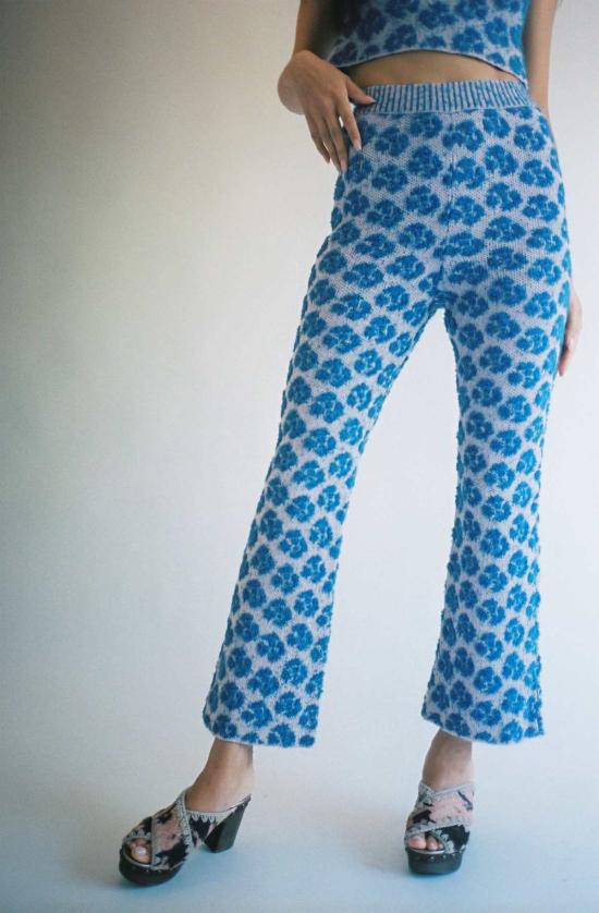  Mozh Mozh 크롭 팬츠 Mozh 모즈 골골리 팬츠 더스티 핑크 블루 - OTHER BRANDS