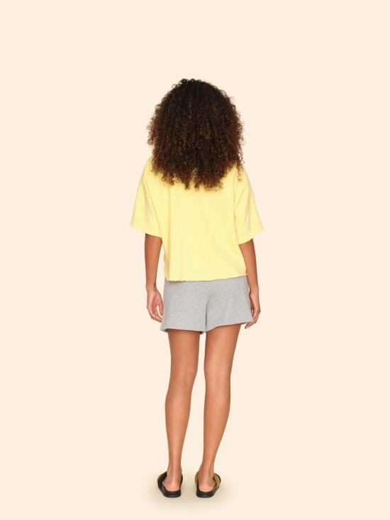  시레나 숏팬츠 셰인 스웨트쇼트 헤더 그레이 - XIRENA