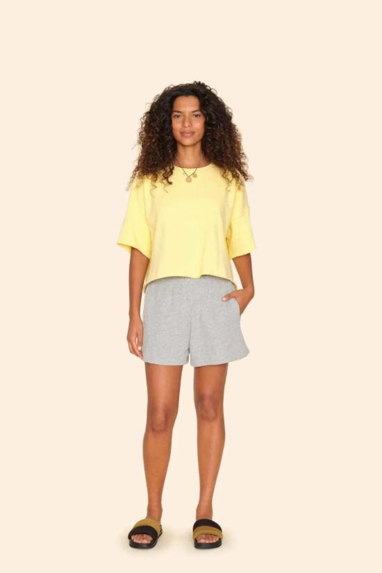  시레나 숏팬츠 셰인 스웨트쇼트 헤더 그레이