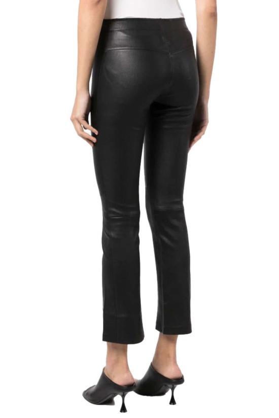  STOULS 스트레이트 팬츠 스툴스 Jp 트웬티 레더 팬츠 누아르 - OTHER BRANDS