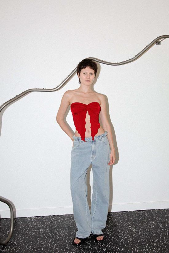  스튜디오 데님 팬츠 402 데님 라이트 워시