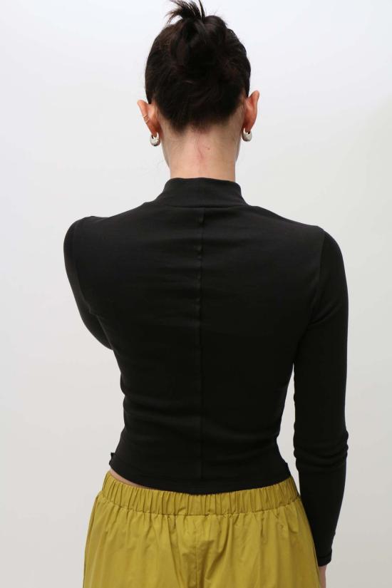  에크하우스 라타 터틀넥 Eckhaus Latta Lapped 베이비  블랙 - ECKHAUS LATTA