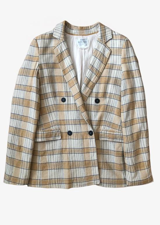  포르테포르테 수트 자켓 포르테 포르테 타탄 블레이저 암브라