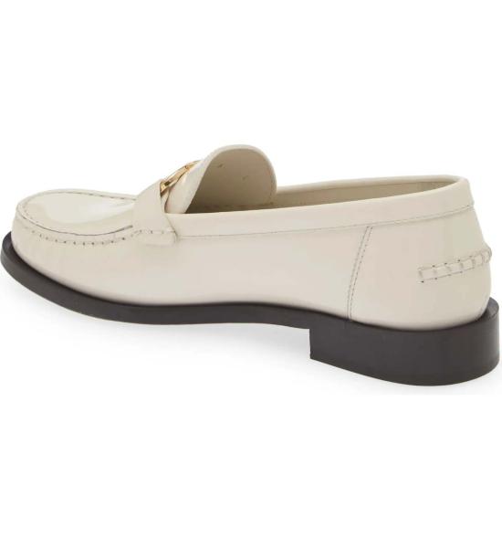  살바토레 페라가모 부츠 여성용 마리안 비트 특허 가죽  마스카포네 - SALVATORE FERRAGAMO