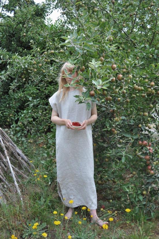  코코볼로 롱 원피스 튜닉 드레스 내추럴