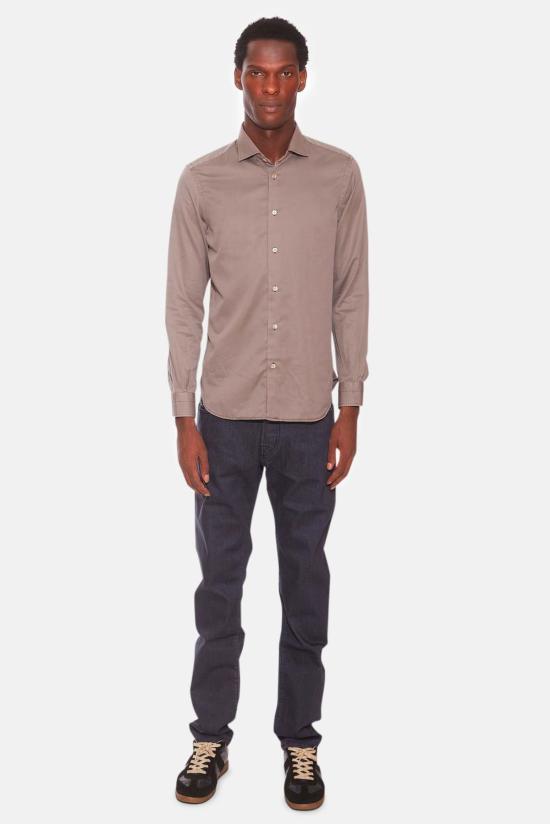  볼리올리 긴팔 셔츠 Boglioli 가먼트 다이드 텐셀  토프 - BOGLIOLI